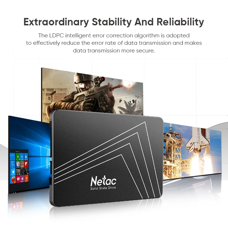 Netac SSD 4tb 2tb 1tb 2.5inch SATA3 128gb 256gb 512gb SSD Hard Disk HDD Internal Solid State Drive for Laptop Desktop