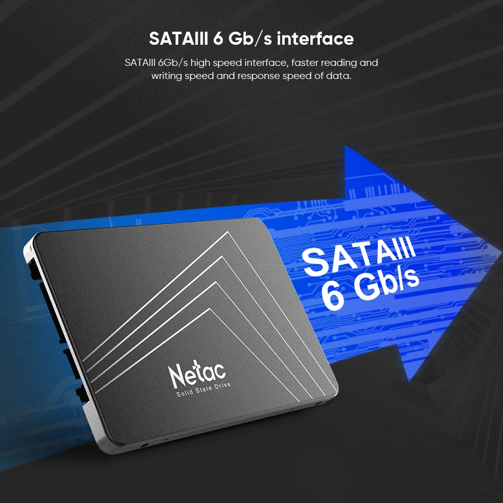 Netac SSD 4tb 2tb 1tb 2.5inch SATA3 128gb 256gb 512gb SSD Hard Disk HDD Internal Solid State Drive for Laptop Desktop
