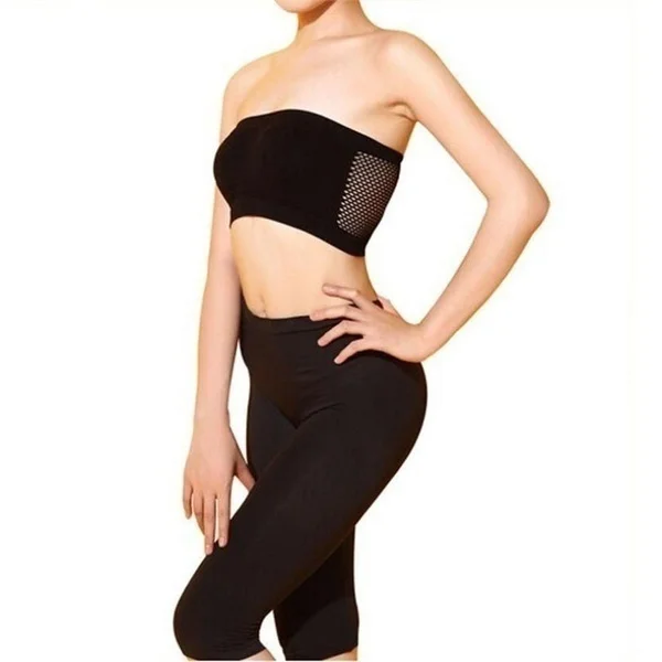 Fashion Women Chest Wraps Tube Tops Plus Size Seamless Strapless Soft Anti Expose High Elastic Mesh Wrapped Invisible Strapless