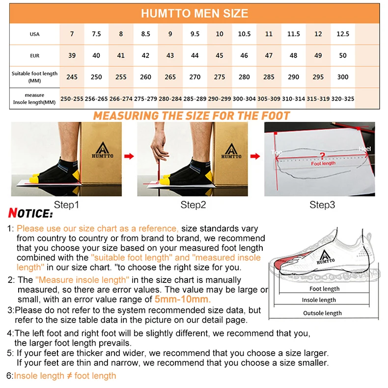 HUMTTO Summer Men Sandals 2021 Breathable Beach Sandals for Men’s Outdoor Water Mens Hiking Camping Fishing Climbing Aqua Shoes