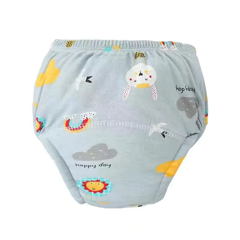 6 Layers Baby Elinfant 2 Size Diapers For Swimming Absorbent Ecological Diapers Reusable Training Panties Happy Flute Newborn