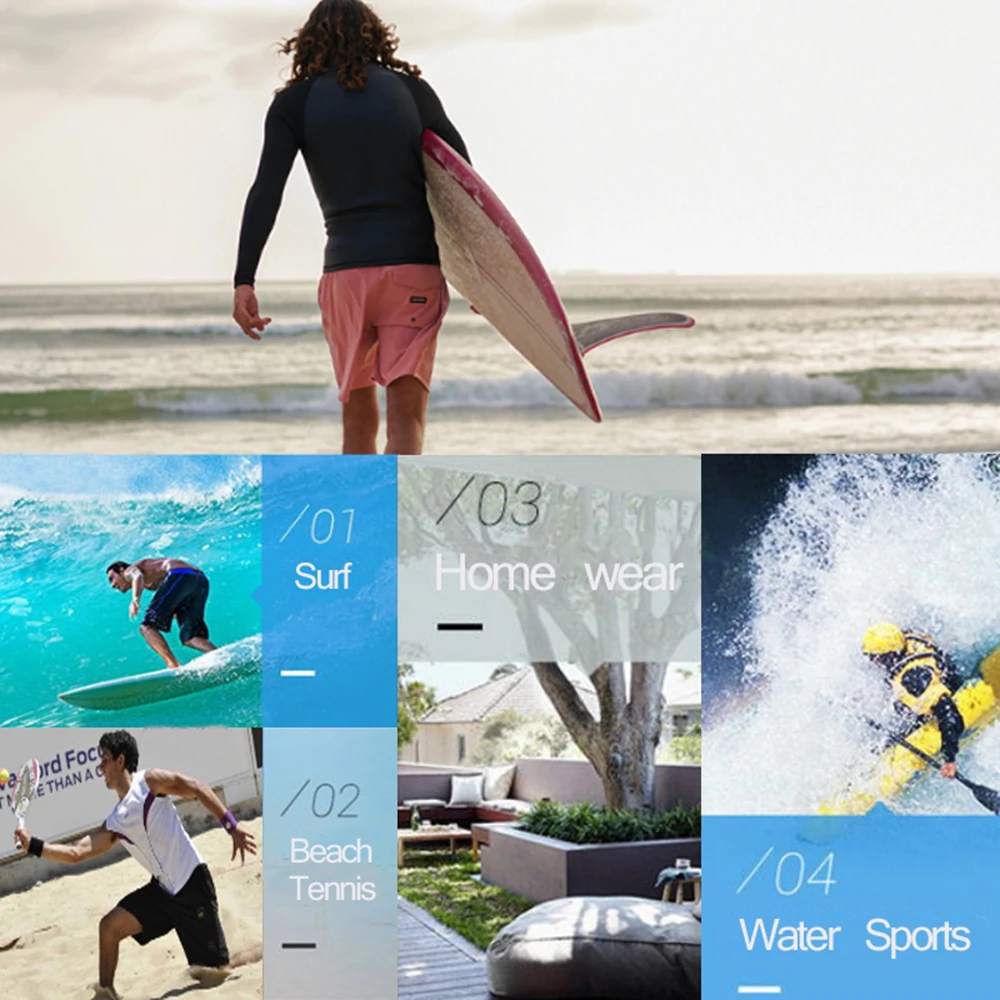 New Fashion Classic Brand Beach Shorts Phantom Bermuda Shorts Waterproof Quick Dry Swimwear Casual Diving Surfing Boardshorts