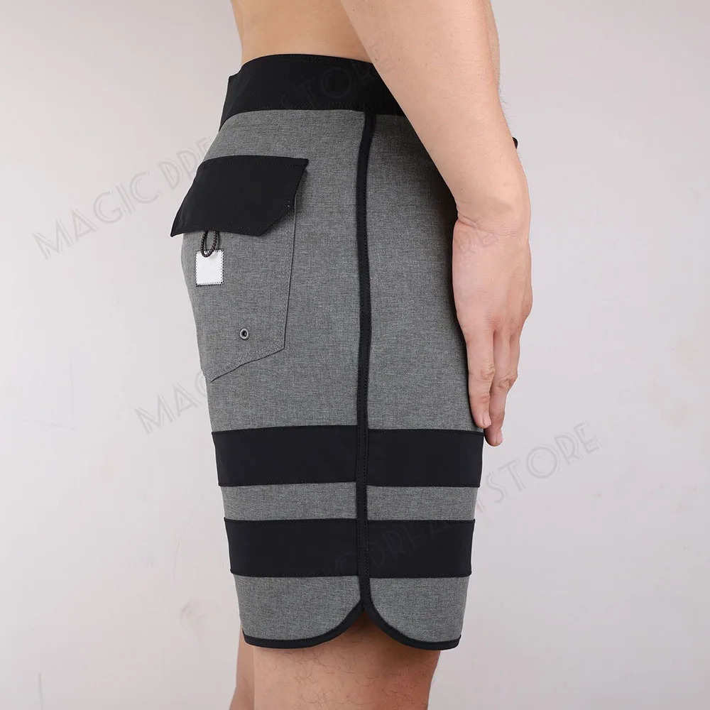 New Fashion Classic Brand Beach Shorts Phantom Bermuda Shorts Waterproof Quick Dry Swimwear Casual Diving Surfing Boardshorts