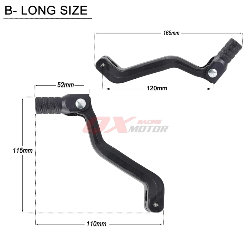 Motorcycle Gear Shift Pedal Lever For Kayo BOSUER BSE Apollo Xmotos ZongShen NC 250 300 450 CC Dirt Bike MX Motocross Enduro