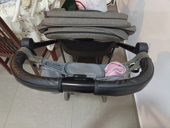 Stroller PU Leather Handle Covers Fit For Cybex Mios Pram Bumper Sleeve Case Armrests Protective Cover Stroller Accessories