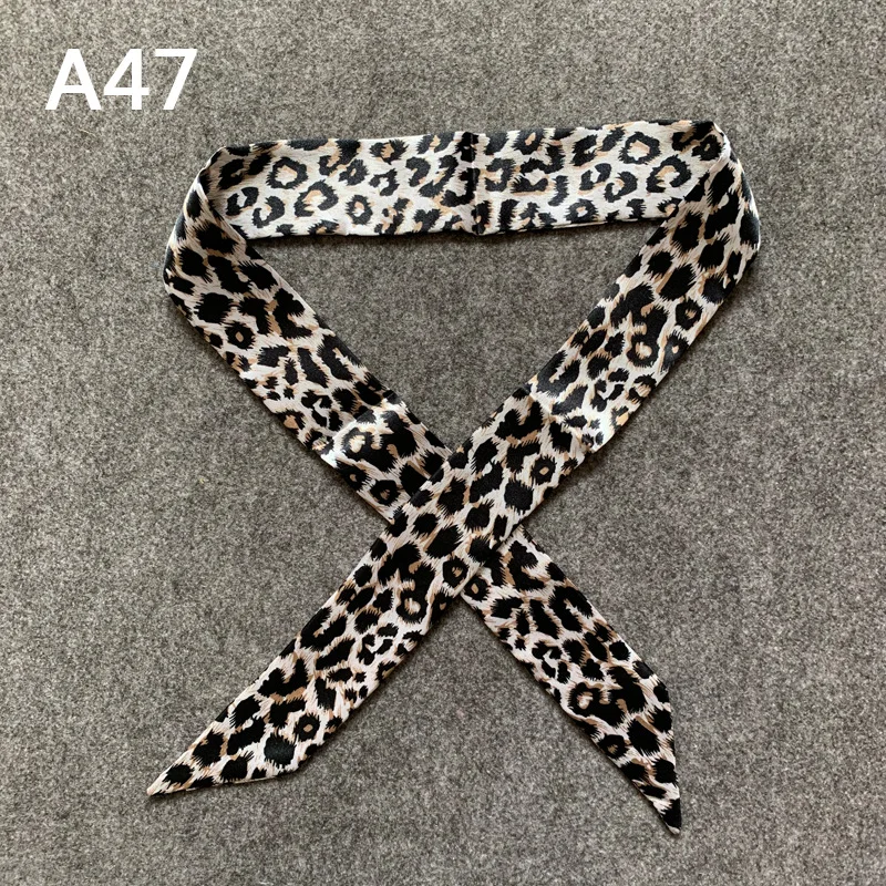 New Skinny Scarves Handle Bag Scarf Brand Silk Scarf For Women Fashion Head Scarf Wraps Bag Decoration Dropshipp