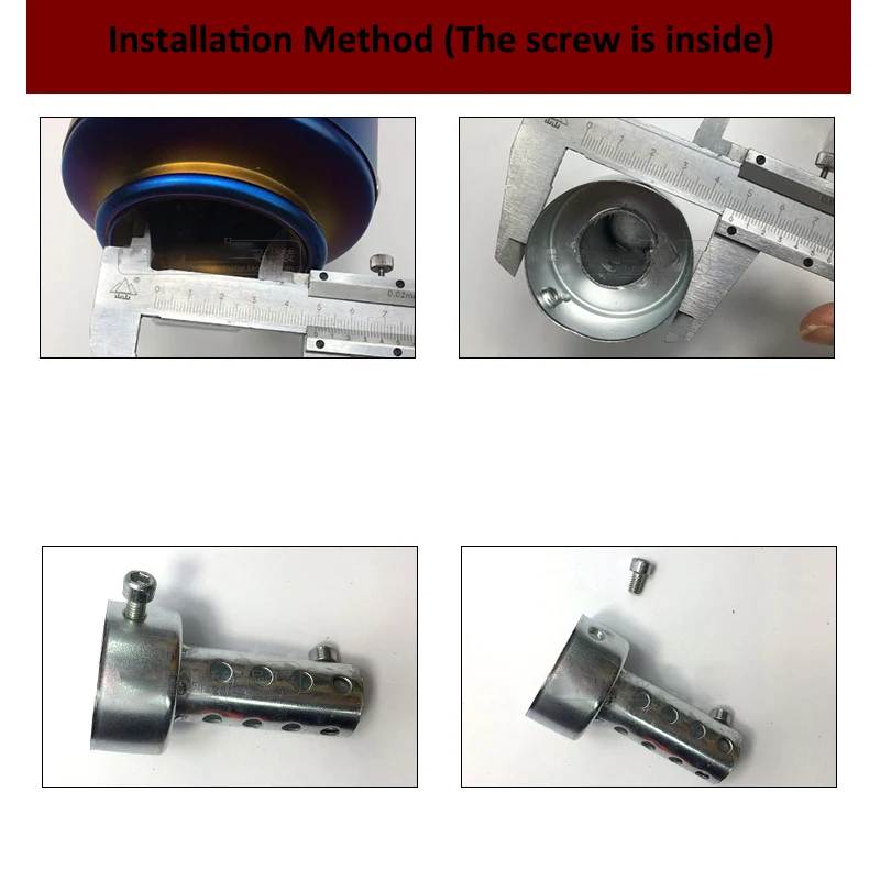 DB Killer Silencer Noise Sound Exhaust Adjustable Muffler Silencer 35mm/42mm/45mm/48mm/60mm