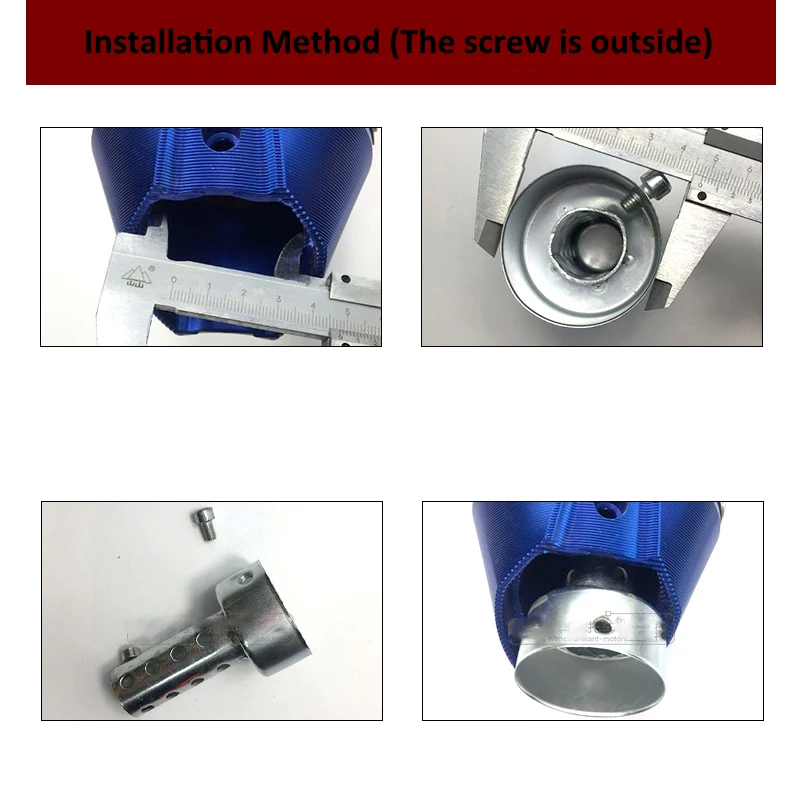 DB Killer Silencer Noise Sound Exhaust Adjustable Muffler Silencer 35mm/42mm/45mm/48mm/60mm