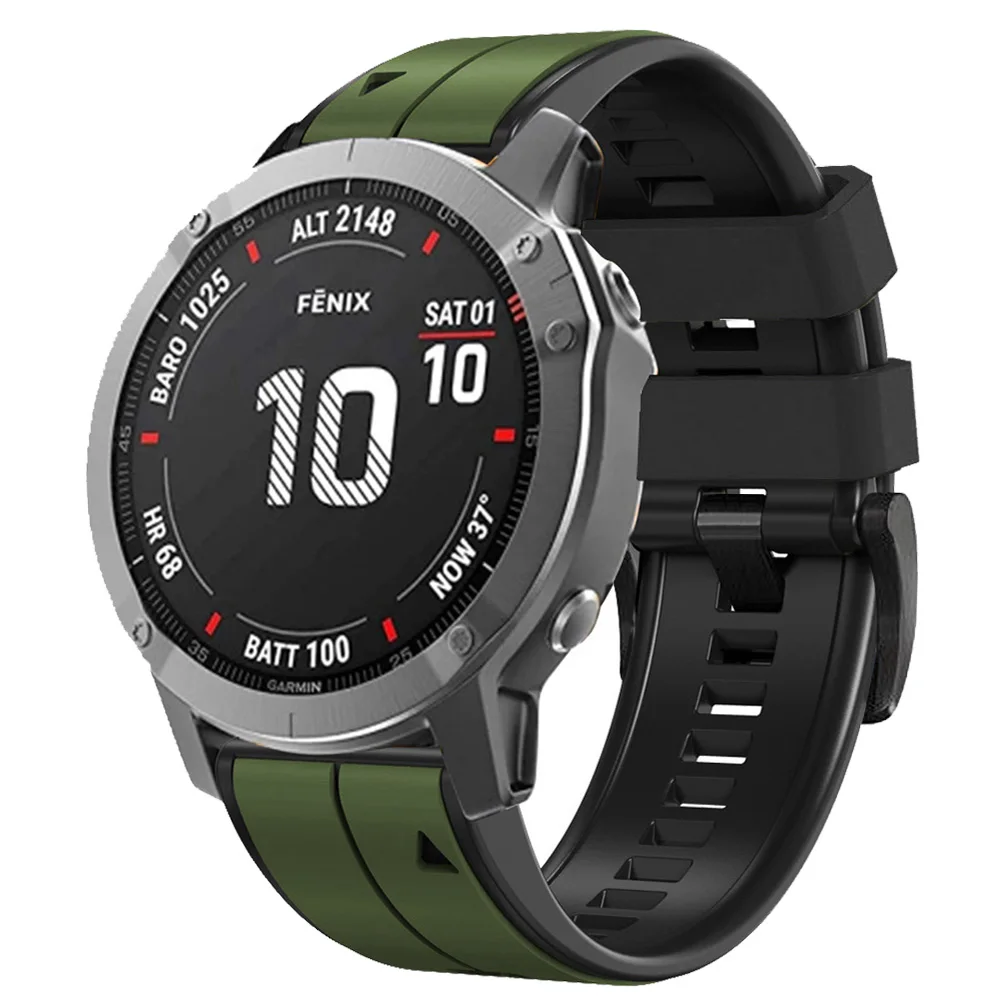 Strap Bracelet For Garmin Fenix 7X 5X 5 Plus 7 6 6X Smart 3 3HR 935 Watchbands Band Quick Release Silicone Easyfit WristBand New