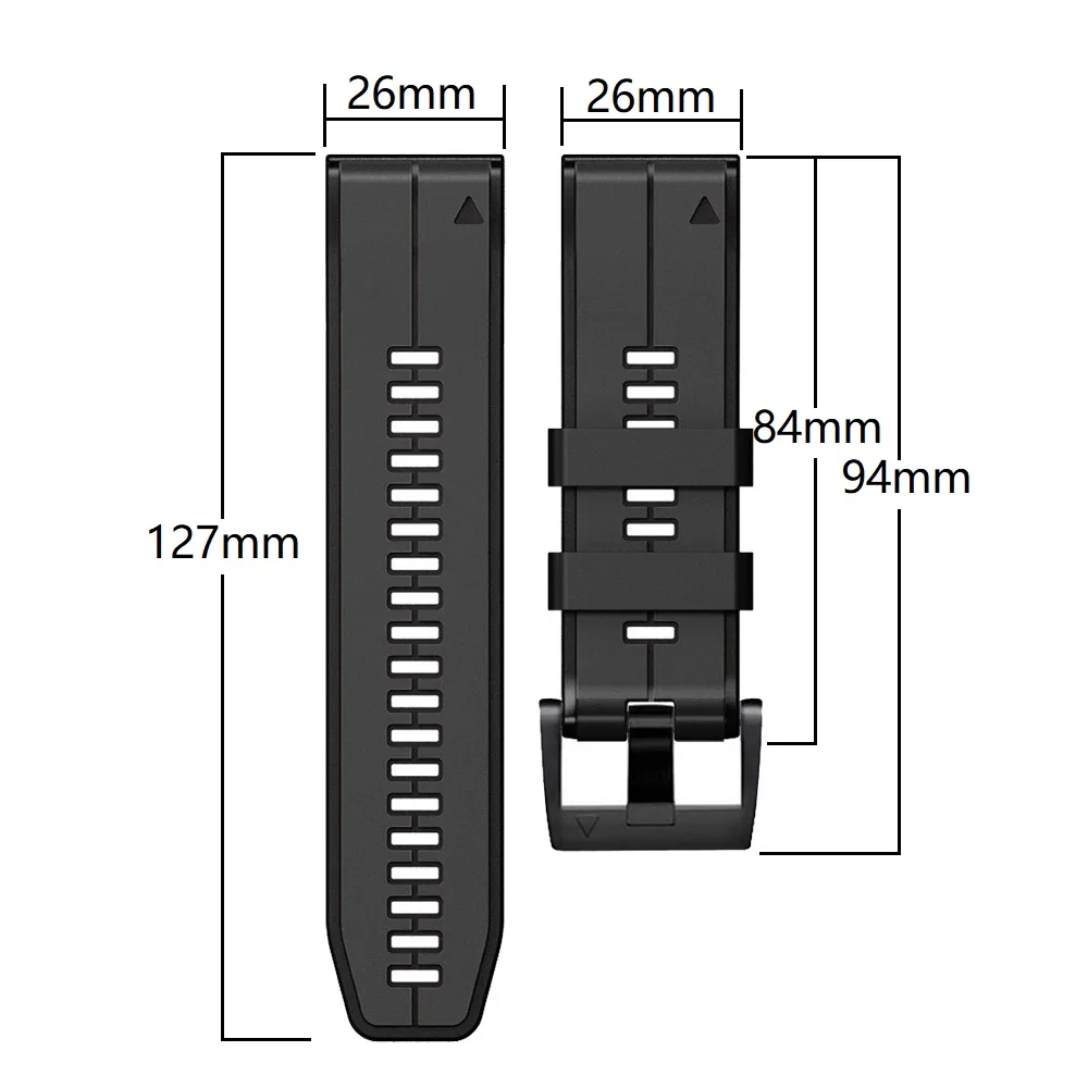 Strap Bracelet For Garmin Fenix 7X 5X 5 Plus 7 6 6X Smart 3 3HR 935 Watchbands Band Quick Release Silicone Easyfit WristBand New