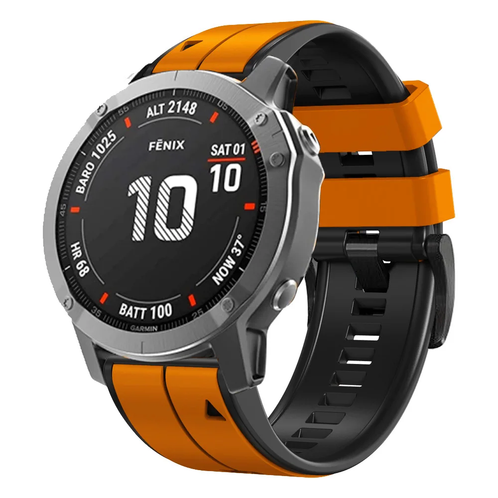 Strap Bracelet For Garmin Fenix 7X 5X 5 Plus 7 6 6X Smart 3 3HR 935 Watchbands Band Quick Release Silicone Easyfit WristBand New