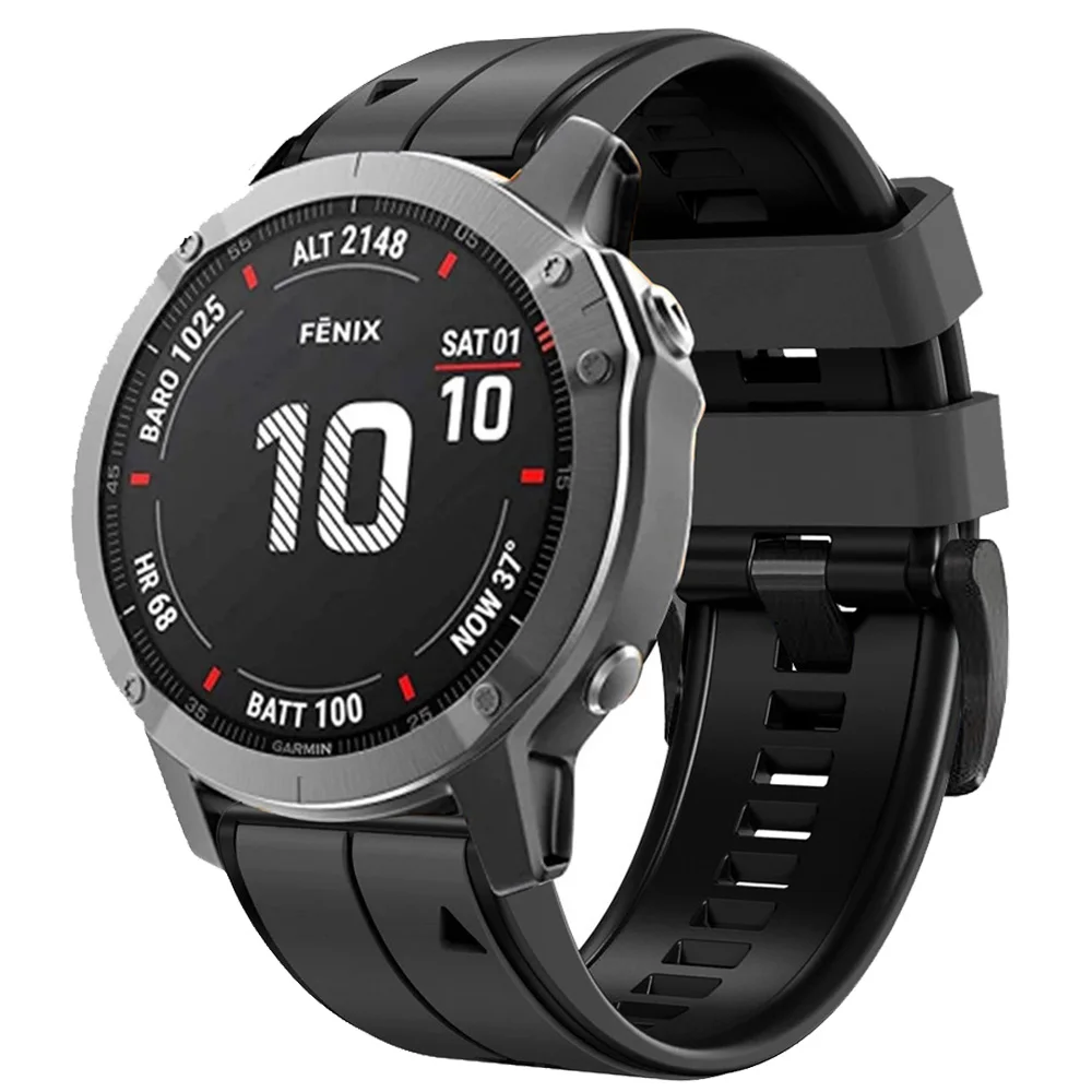 Strap Bracelet For Garmin Fenix 7X 5X 5 Plus 7 6 6X Smart 3 3HR 935 Watchbands Band Quick Release Silicone Easyfit WristBand New