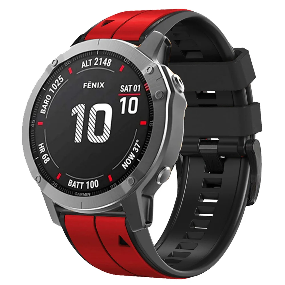 Strap Bracelet For Garmin Fenix 7X 5X 5 Plus 7 6 6X Smart 3 3HR 935 Watchbands Band Quick Release Silicone Easyfit WristBand New