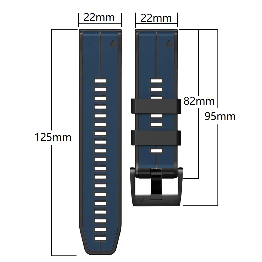 Strap Bracelet For Garmin Fenix 7X 5X 5 Plus 7 6 6X Smart 3 3HR 935 Watchbands Band Quick Release Silicone Easyfit WristBand New