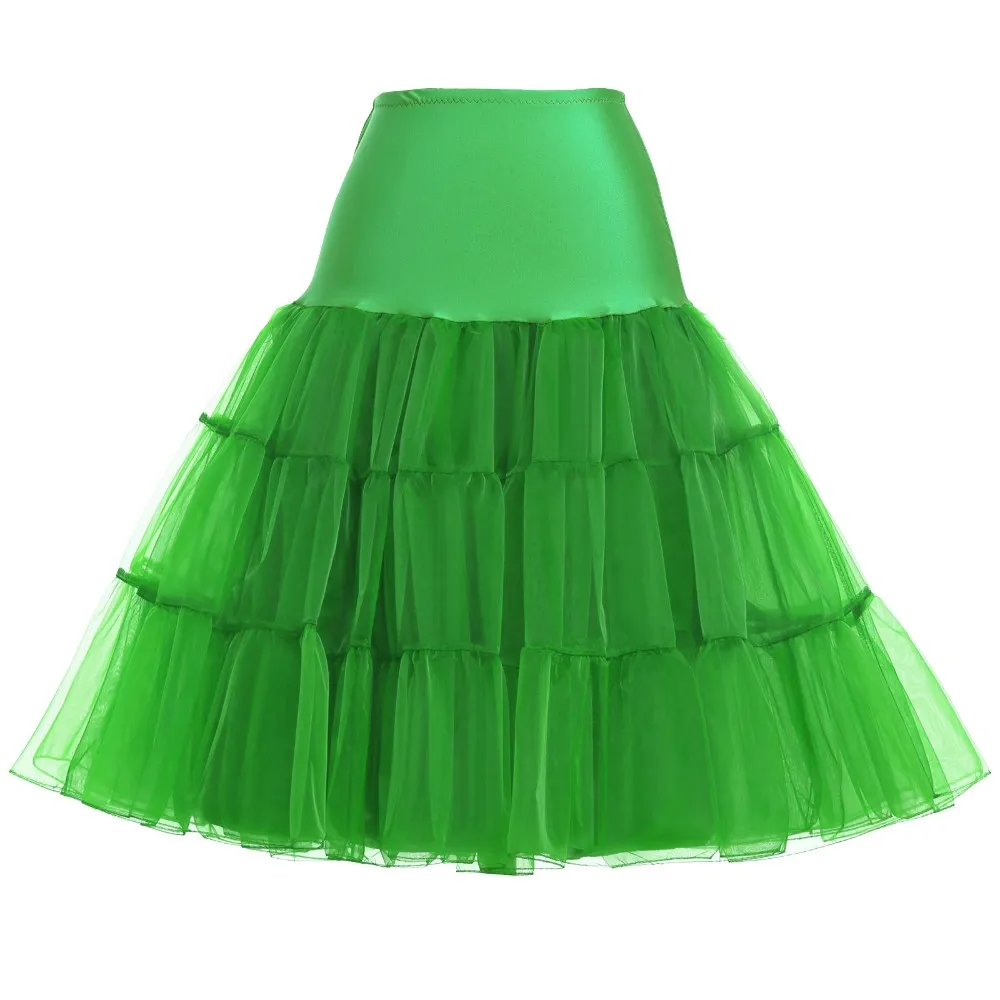 Puffy Short Organza Halloween Women Crinoline Vintage Bridal Petticoat for Wedding Evening Cosplay Underskirt Rockabilly Tutu