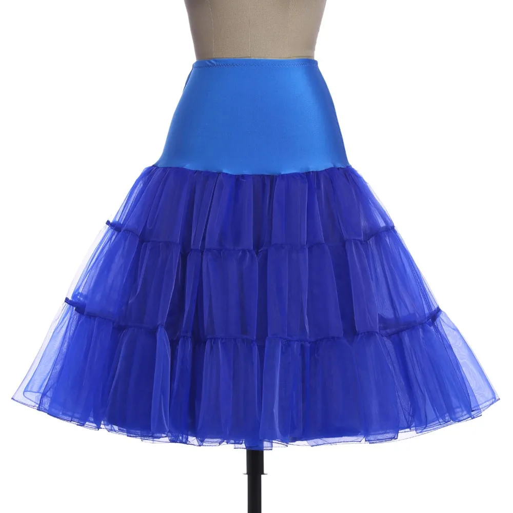 Puffy Short Organza Halloween Women Crinoline Vintage Bridal Petticoat for Wedding Evening Cosplay Underskirt Rockabilly Tutu