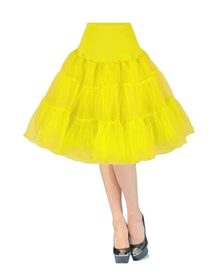 Puffy Short Organza Halloween Women Crinoline Vintage Bridal Petticoat for Wedding Evening Cosplay Underskirt Rockabilly Tutu