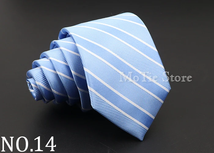Fashion Men's Classic Stripe Ties Wedding Business Neckties Jacquard Narrow Tie Party Formal Suit Shirt Gravatas Accessory Gift