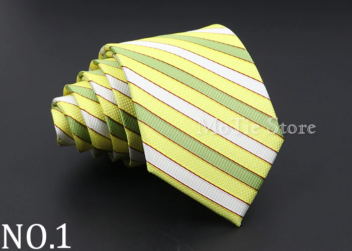 Fashion Men's Classic Stripe Ties Wedding Business Neckties Jacquard Narrow Tie Party Formal Suit Shirt Gravatas Accessory Gift