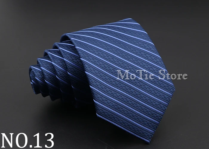 Fashion Men's Classic Stripe Ties Wedding Business Neckties Jacquard Narrow Tie Party Formal Suit Shirt Gravatas Accessory Gift