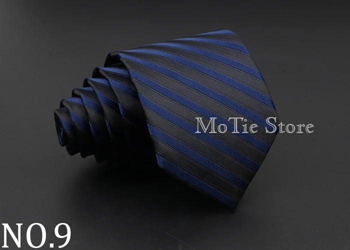Fashion Men's Classic Stripe Ties Wedding Business Neckties Jacquard Narrow Tie Party Formal Suit Shirt Gravatas Accessory Gift