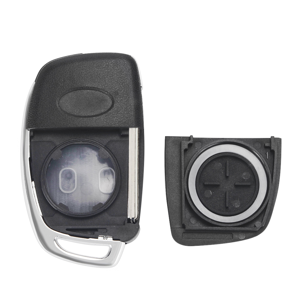 KEYYOU 3/4 Buttons Flip Folding Remote Control Key Fob Shell For Hyundai HB20 SANTA FE IX35 IX45 Accent I40 Car Key Case Cover