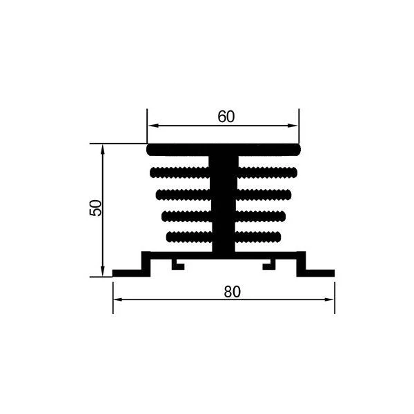 Mini Single Phase Solid State Relay SSR Aluminum Heat Sink Dissipation Radiator Newest Rail Mount For 10A-40A Relay