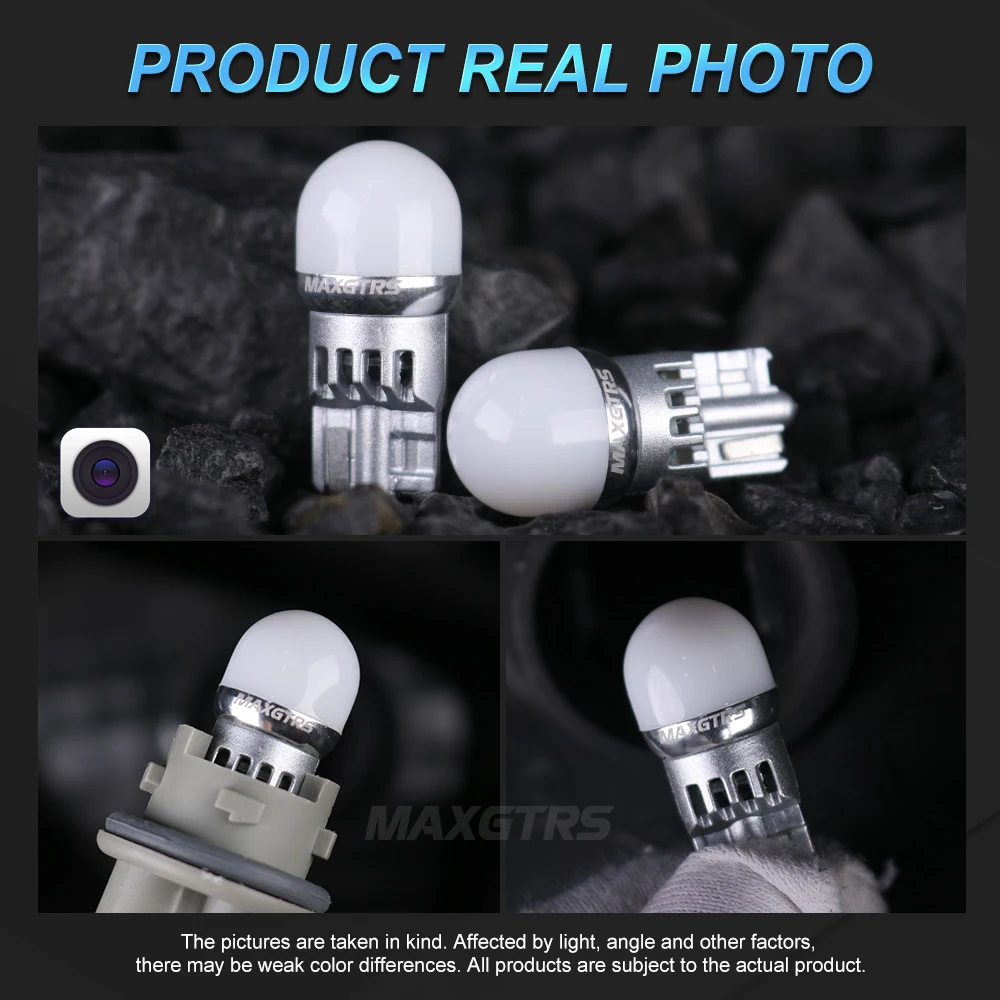 5x T10 LED W5W Car Side Interior Lights 12V Reading Bulb 3030 Chips 194 168 Auto White Red Yellow Parking Marker Dome Lamps
