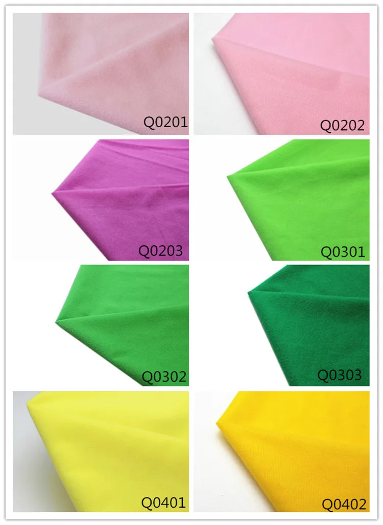 40x50cm 30Colors Cheapest Polyester Loop Fleece Fabric Tricot Velvet Brushed Fabrics for Patchwork Sew Doll Body Stuffed Cloth