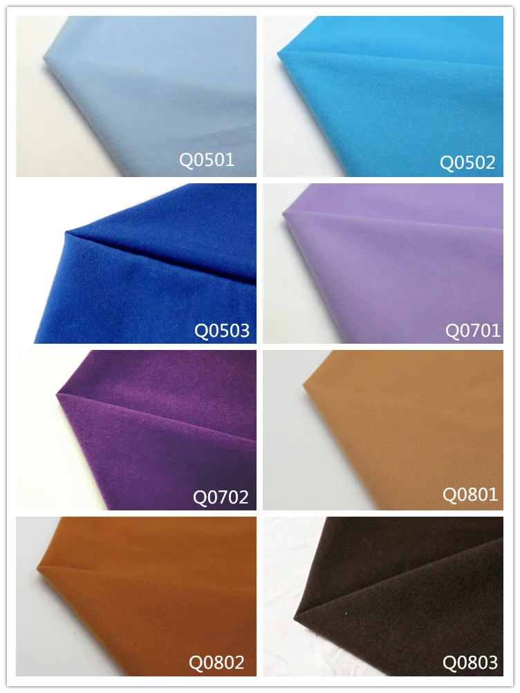 40x50cm 30Colors Cheapest Polyester Loop Fleece Fabric Tricot Velvet Brushed Fabrics for Patchwork Sew Doll Body Stuffed Cloth