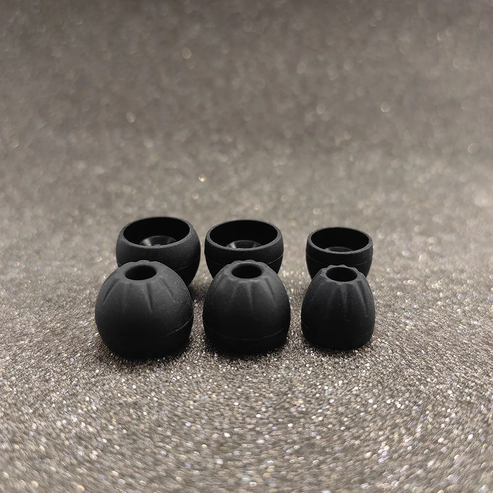 In-Ear Earcaps For KZ Earphones Silicone Covers Cap Replacement Earbud Tips Earbuds Eartips Earplug Ear Pads Cushion 6pcs/3pairs