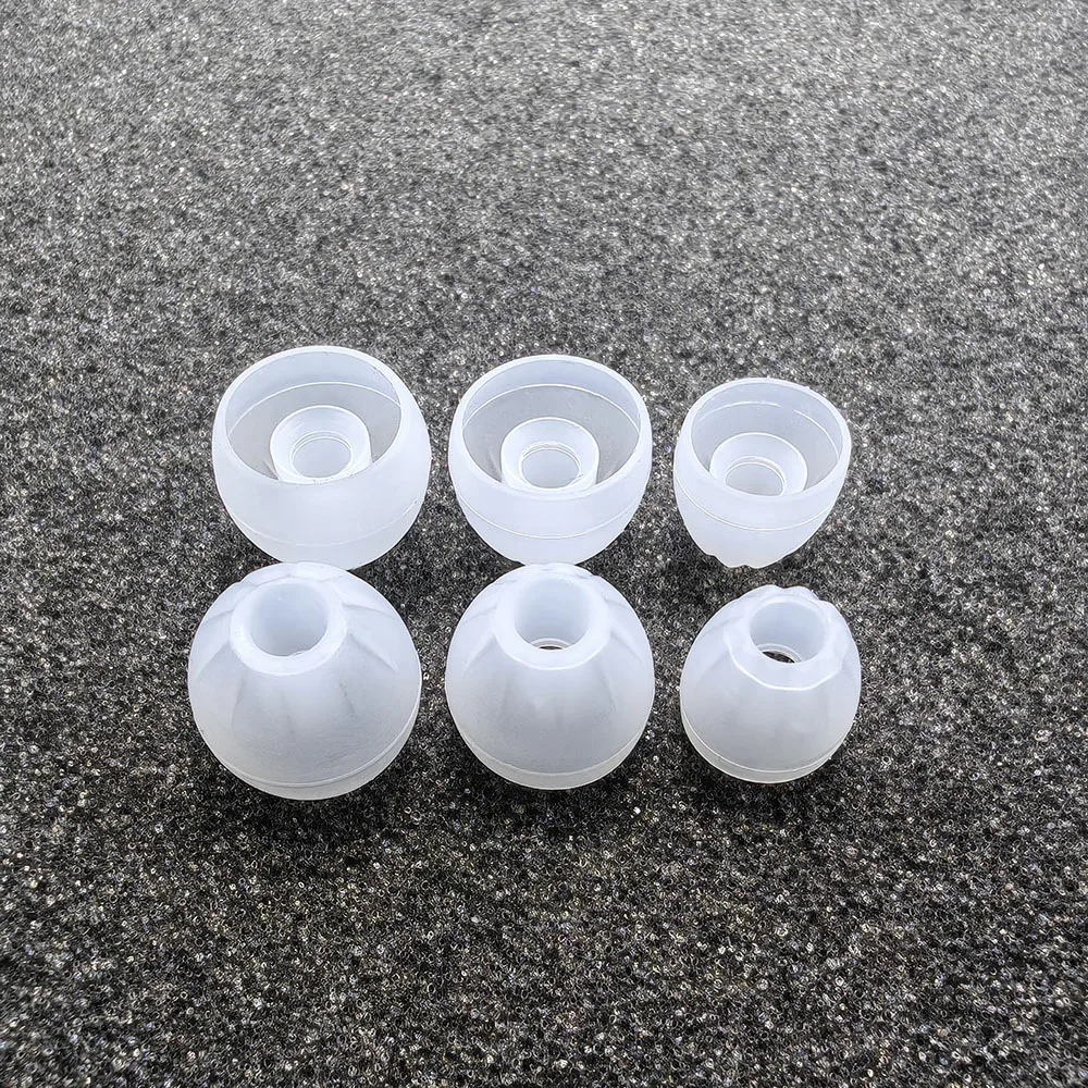 In-Ear Earcaps For KZ Earphones Silicone Covers Cap Replacement Earbud Tips Earbuds Eartips Earplug Ear Pads Cushion 6pcs/3pairs