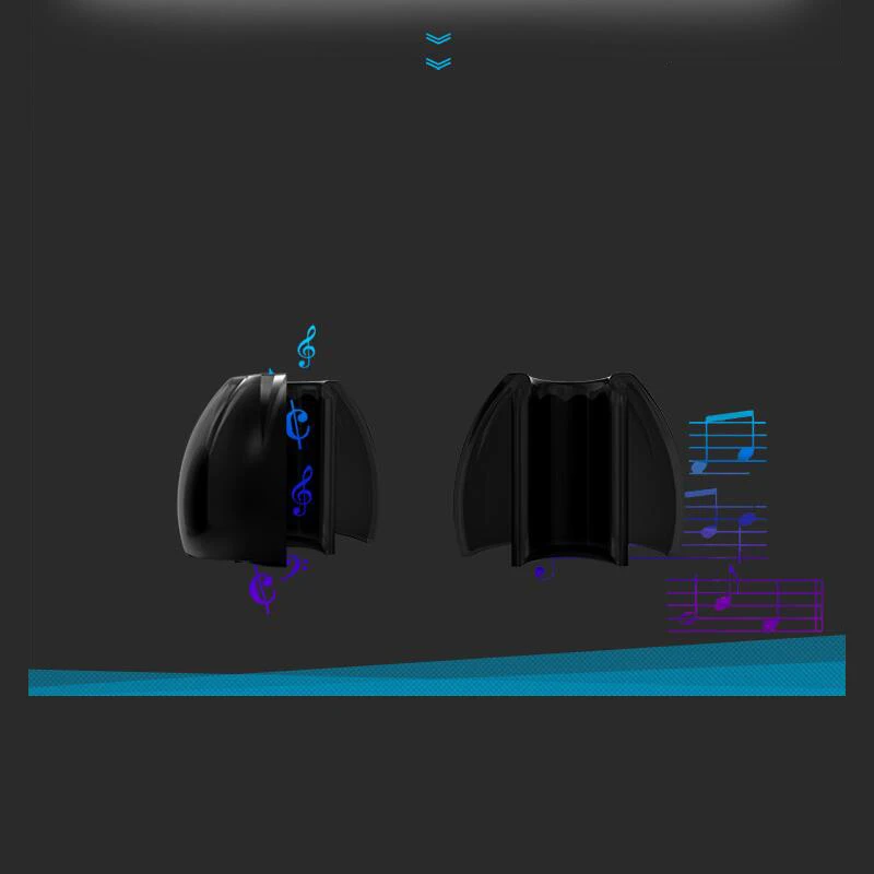 In-Ear Earcaps For KZ Earphones Silicone Covers Cap Replacement Earbud Tips Earbuds Eartips Earplug Ear Pads Cushion 6pcs/3pairs