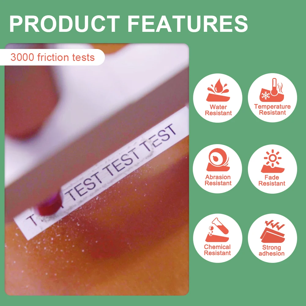 6/9/12/18/24mm TZ-White Label Lamination Ribbon TZE231 TZE241 TZE251 TZE221 Compatible for Brother Label Printer PT-H100 PTD600