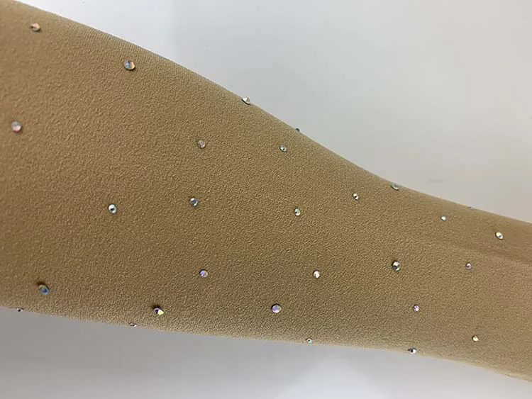 Rhinestone Figure Skating Pantyhose Adult Children Gymnastics Leotard Ice Skating Pants Socks Girls Tights Adult Fitness Legging