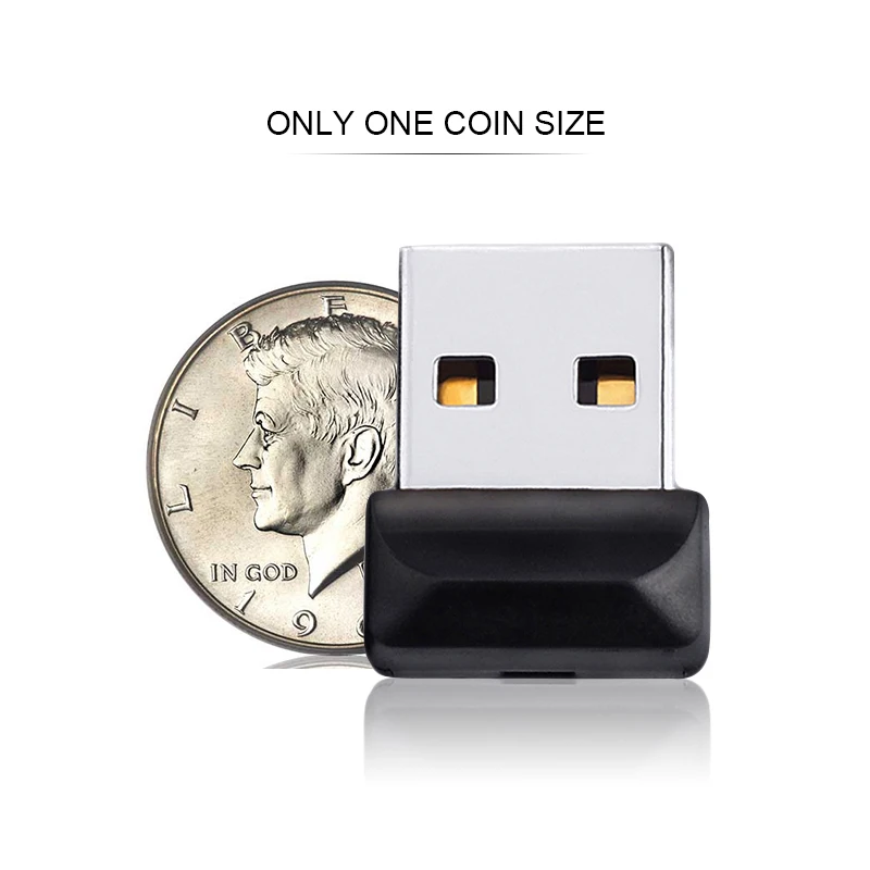 USB Flash Drive 32GB Pen Drive 64GB Metal Mini USB 2.0 Flash Disk 16GB 128GB Memory Pendrive External Storage Stick 64 gb