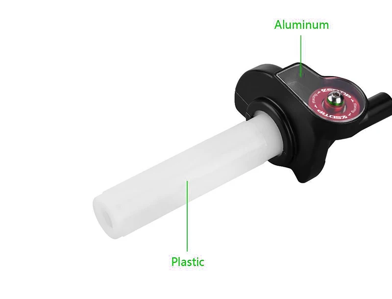 Sclmotos- 22mm Motorcycle Racing Aluminum Visible Quick Twist Gas Throttle Settle Grips Dirt Pit Bike ATV UTV XR50 CRF50 KLX