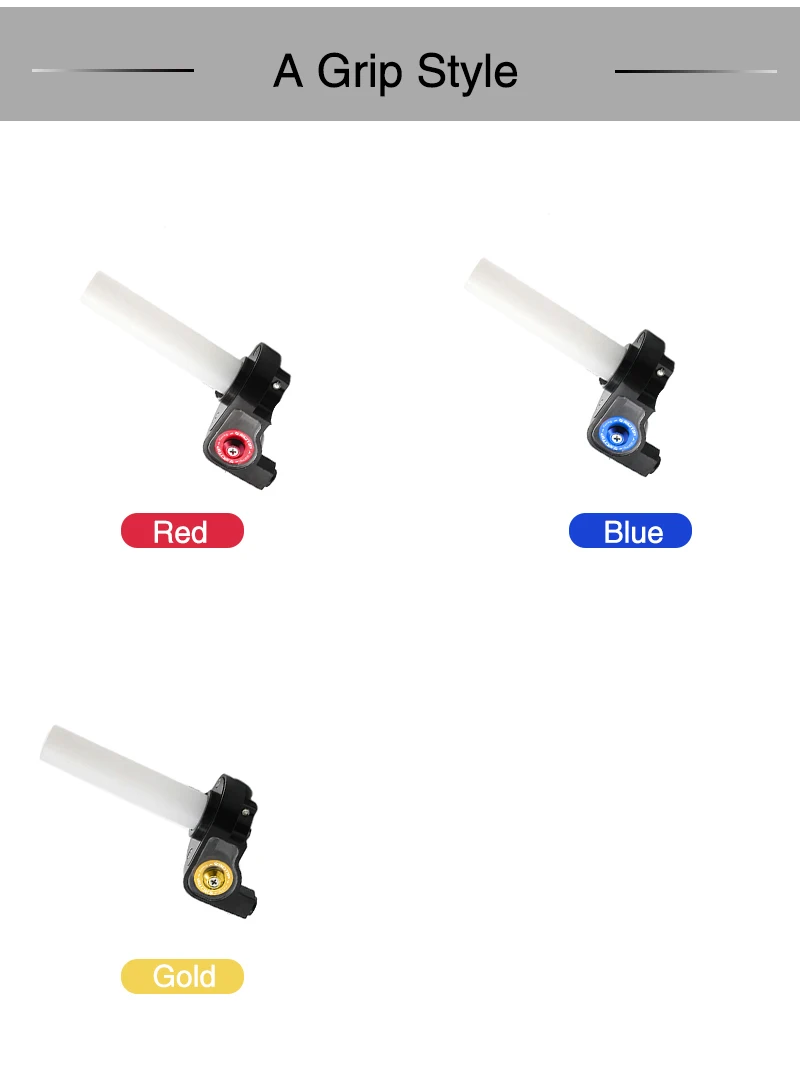 Sclmotos- 22mm Motorcycle Racing Aluminum Visible Quick Twist Gas Throttle Settle Grips Dirt Pit Bike ATV UTV XR50 CRF50 KLX