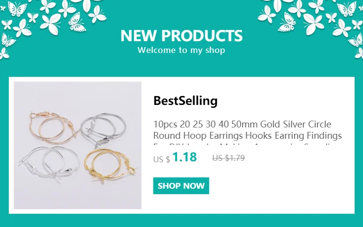 20pcs/lot 14x12mm Gold  France Lever Earring Hooks Wire Settings Base Earrings Hoops For Jewelry Making Finding Supplies