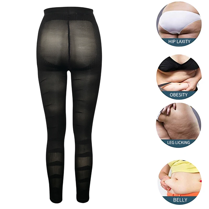 Shapewear Anti Cellulite Compression Leggings Leg Slimming Body Shaper High Waist Tummy Control Panties Thigh Sculpting Slimmer