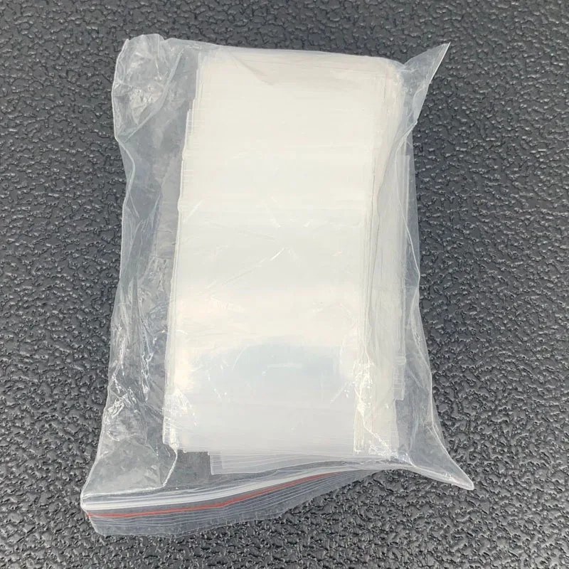 100pcs/pack 4*6cm 5/8mm Smile Pictures OPP Ziplock Bag ZIP Bag Plastic Sealed Bags Waterproof Jewelry Packing Display