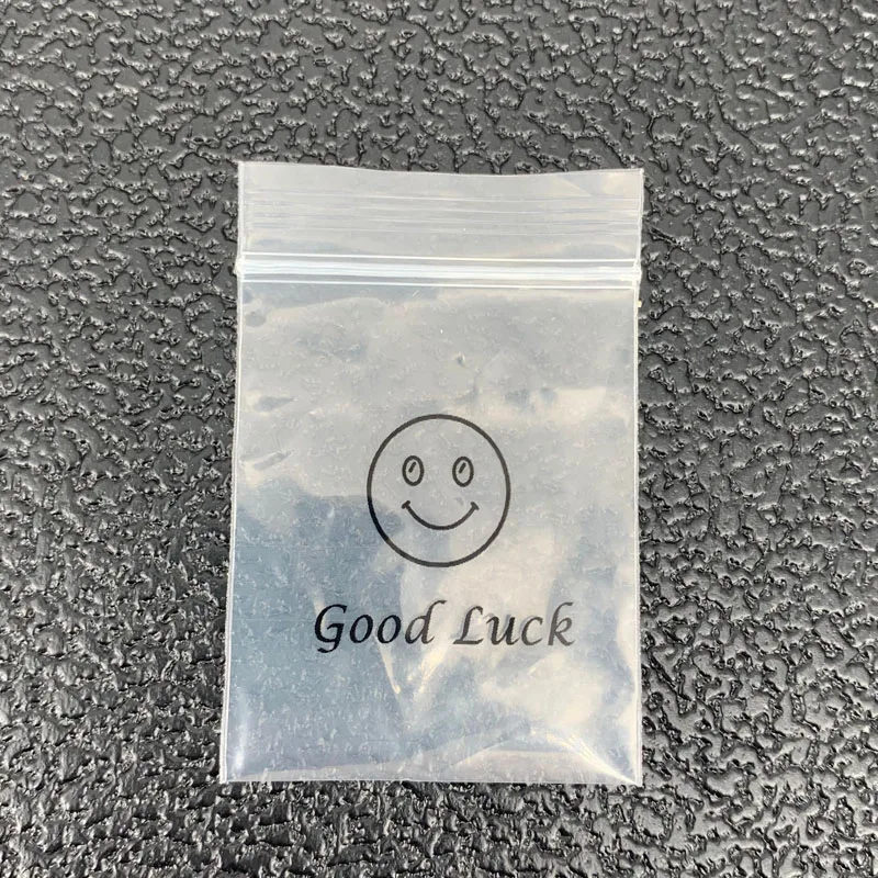 100pcs/pack 4*6cm 5/8mm Smile Pictures OPP Ziplock Bag ZIP Bag Plastic Sealed Bags Waterproof Jewelry Packing Display
