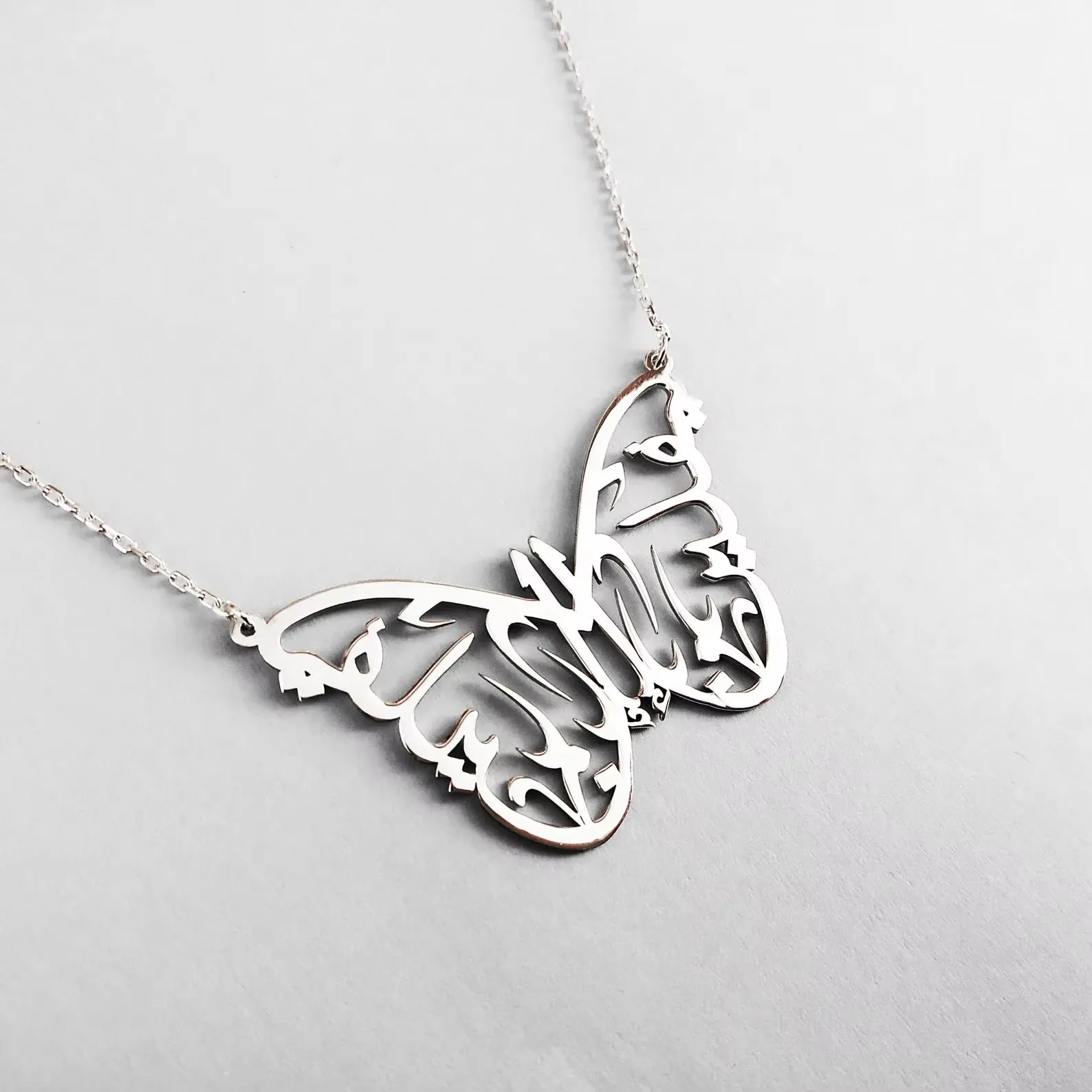 304L Personalized Name Necklace for Women Custom Arabic Nameplate Gold Pendant Stainless Steel Jewelry Collier AYATUL KURSI