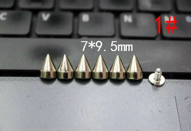All Kinds of Silver Spikes Rivets For Leather Punk Studs and Spikes For Clothes Thorns Patch Tachas Para Ropa Remaches
