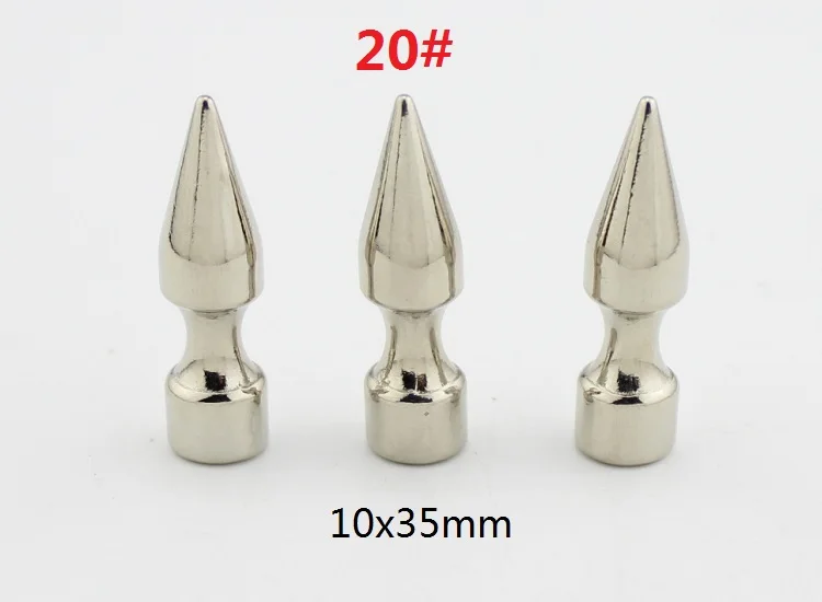 All Kinds of Silver Spikes Rivets For Leather Punk Studs and Spikes For Clothes Thorns Patch Tachas Para Ropa Remaches
