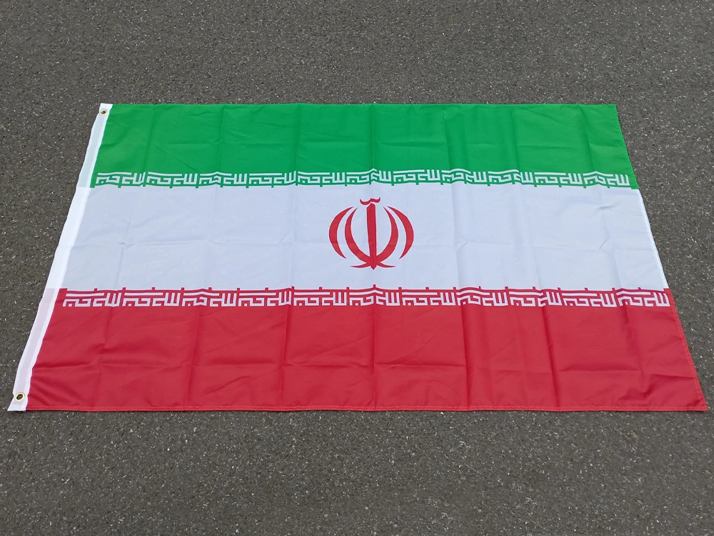 Aerlxemrbrae Iran Flag Nation 3ft X 5ft Polyester Banner Flying 150*90cm Custom Flag