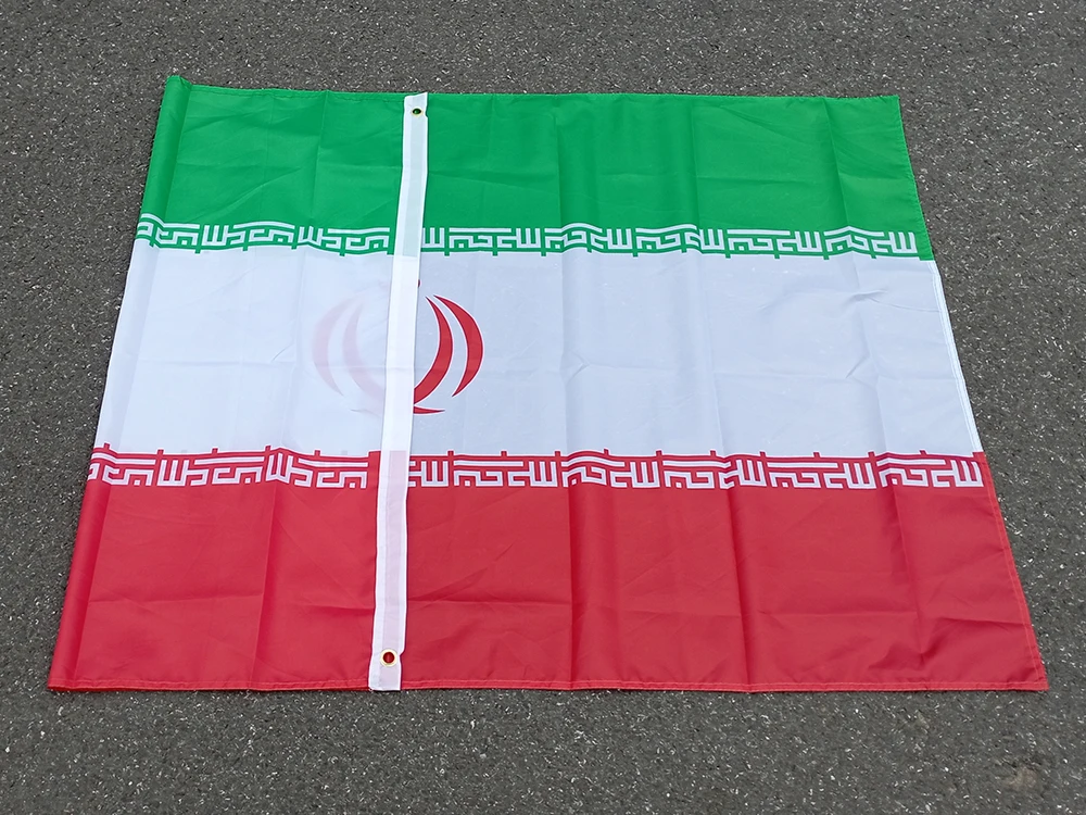 Aerlxemrbrae Iran Flag Nation 3ft X 5ft Polyester Banner Flying 150*90cm Custom Flag