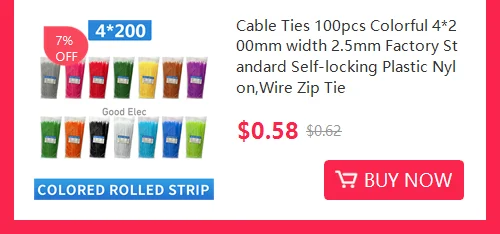 100/Lot 3*150mm Zip Ties Width 2.5mm Colorful Factory Standard Self-locking Plastic Cable Ties 3x150