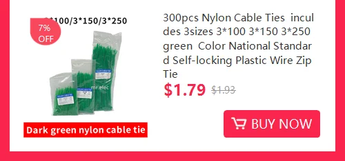 100/Lot 3*150mm Zip Ties Width 2.5mm Colorful Factory Standard Self-locking Plastic Cable Ties 3x150
