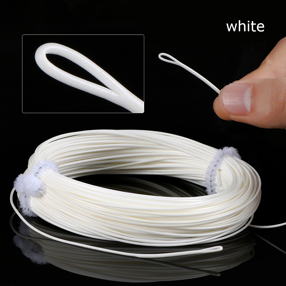Goture GENERAL Fly Line 30M/100FT WF 3/4/5/6/7/8F Weight Forward Floating Fly Fishing Line with Welded Loops 7 Colors Optional